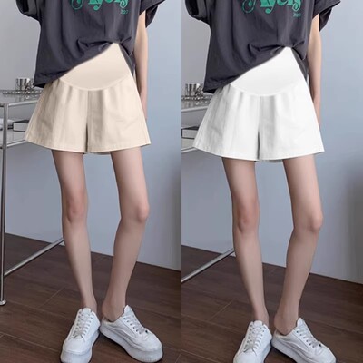Langsha Small Casual Cotton and Linen Summer Wear Shorts for Pregnant Women — 8