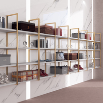 Nordic Lined Partition Wall Shelf Hanging Wall Style Bookcase Bedroom Living Room Casual Bar Wall Hanging Shelf Wall-mounted Shelf