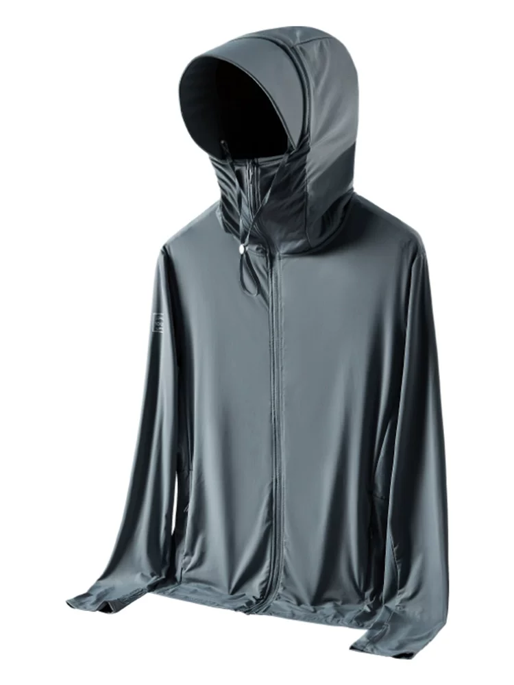 Шелковистая летняя лёгкая и тонкая дышащая одежда для защиты от солнца, защита от УФ-лучей