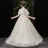 Элитное вечернее платье, детский наряд для музыкальных выступлений, платье девочки цветочницы, манекен головы, делается под заказ