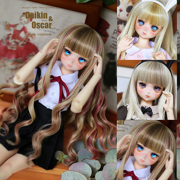 DO spot bjd hair sd doll fake hair sd10 3 points dd mdd4 points giant baby big 6 points long hair curly hair