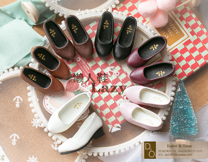 DO spot bjd3 points female shoes dd mdd baby shoes sdc sdm msd short heel sloth shoes ae4 Bear Egg Rabbit girl