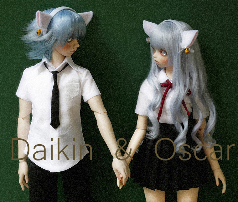 DO bjd baby clothes 3 points male and female sd salon doll msd giant baby uniform 4 points 6 points sling short-sleeved school uniform 1 3