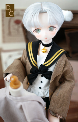 taobao agent Do spot BJD doll hand -changing fake hair SD three -point bear egg wolf rabbit, short hair, short 3 -point male 4 points MDD wig