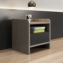 Bed head cabinet Nordic modern minimalist economy Type of assembly locker Bedroom Mini small family type plate bedside cabinet