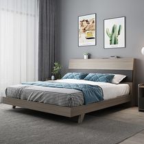 Rental of the bed in the master bedroom 1 5m1 8 meter height box chu wu chuang Nordic style ban shi chuang simple modern economic bed