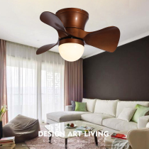 Ceiling fan lamp ceiling fan lamp frequency conversion restaurant bedroom Nordic simple fashion chandelier small electric fan remote control thin