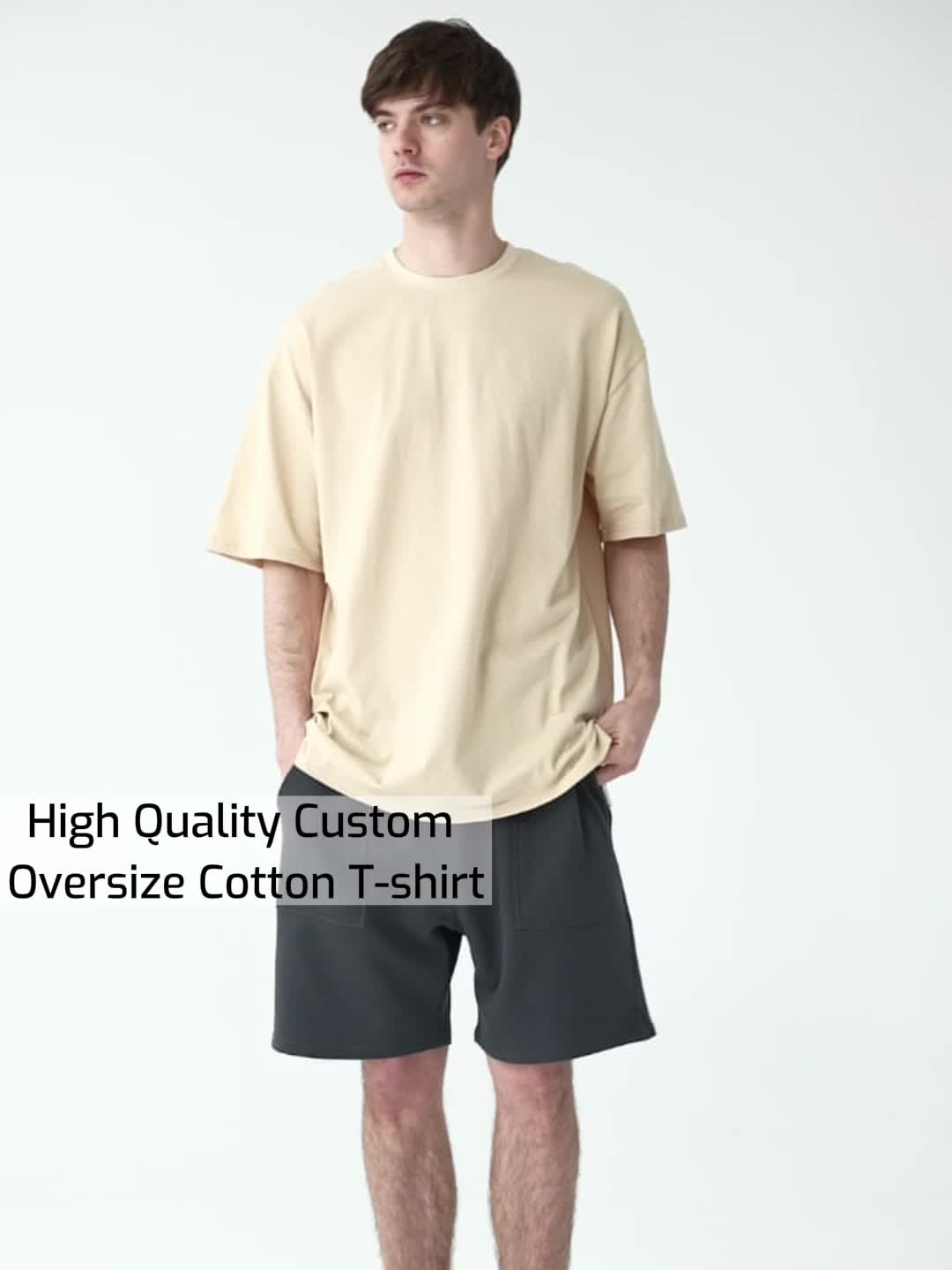 Us Size 180Gsm 100% Cotton High Quality Custom Logo Plain T Shirt Drop  Shoulder Oversized Plus Size Men'S T-Shirts - Buy High Quality T Shirt  Blanks Cotton Round Neck T Shirt Custom