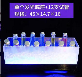 Beer Box Bar out of wine Luminous Ice Bucket Wine Frame Ice Grain Barrel Acrylic Champagne Barrel Luminous Ktv Ice Cubes