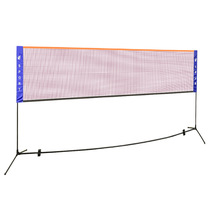 Badminton Net Rack Portable Children Mobile Home Indoor Outdoor Competition Standard Simple Folded Mesh Column Shelf