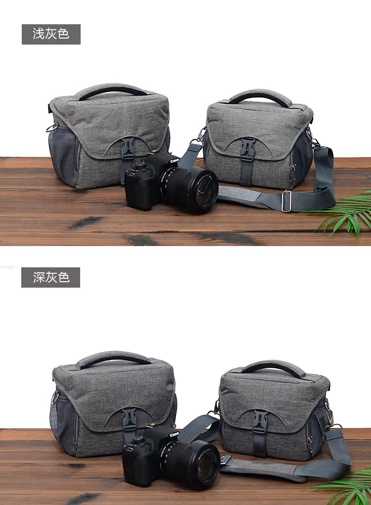 Túi đựng máy ảnh DSLR Túi đeo chéo vai đơn Canon 700D800D80DM6 Nikon D800D810D850D80 - Phụ kiện máy ảnh kỹ thuật số balo xiu jian