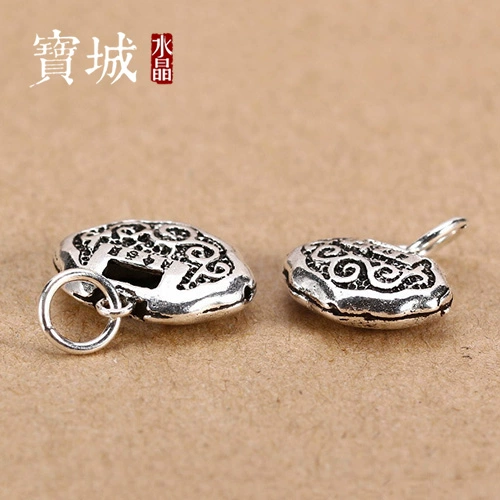 Подвеска, аксессуары, браслет из кварца, аксессуар, серебро 925 пробы, замок долголетия