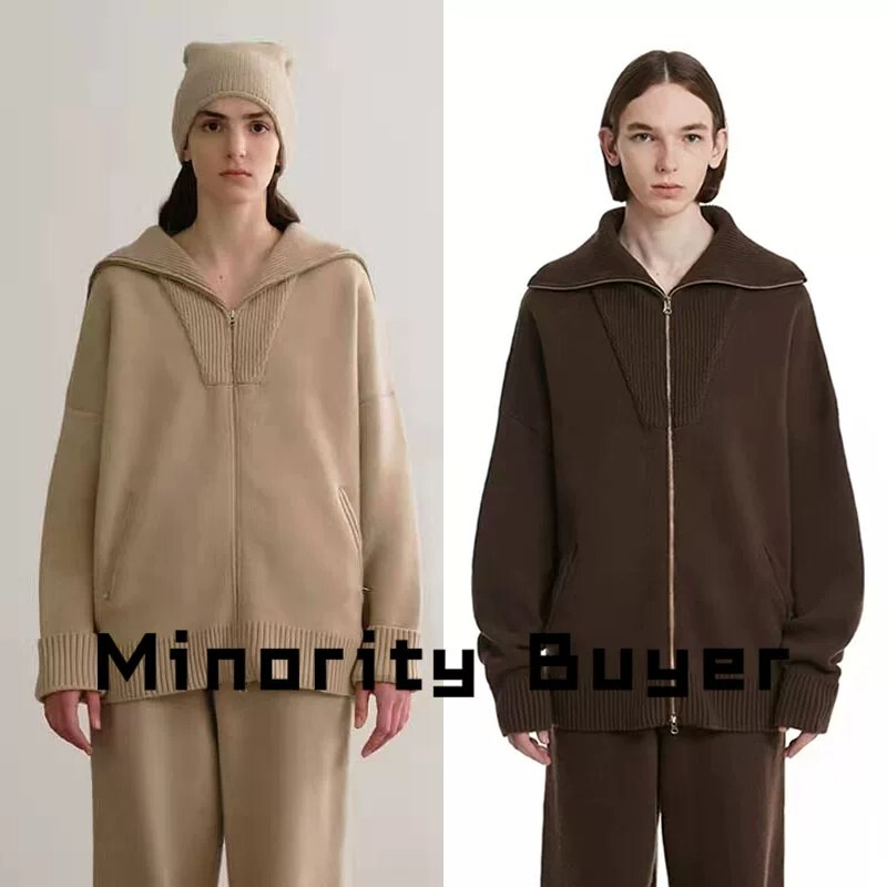 60% off Clearance Sale Korea Trunk Project Solid Color Loose Lazy Style Zipper Turn-Down Collar Knitted Cardigan 60% off Clearance Sale Korea Trunk Project Solid Color Loose Lazy Style Zipper Turn-Down Collar Knitted Cardigan