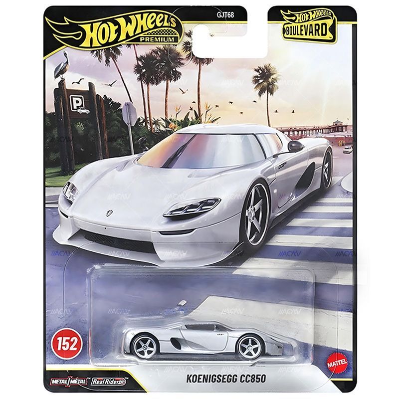 Hot Wheels Alloy Car Model Culture Series Gjt68 Koenigsegg Iron Base Rubber Tires Garden Avenue