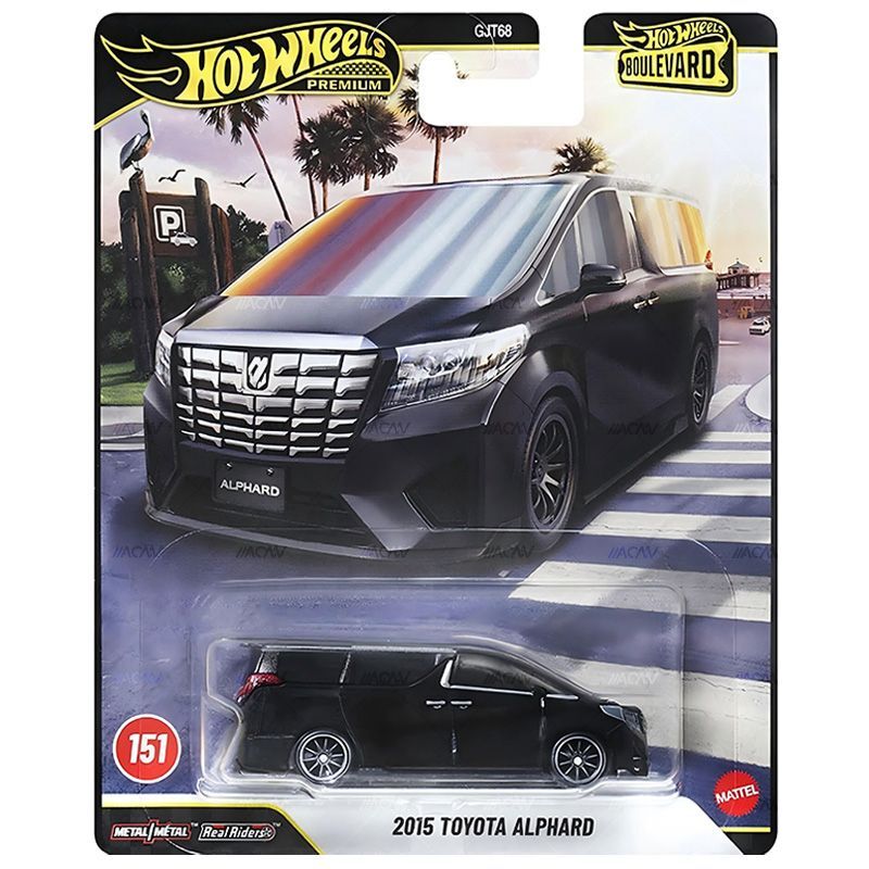 Hot Wheels Alloy Car Model Culture Series Gjt68 Toyota El, Mpv French Railway Rubber Tires Garden Avenue