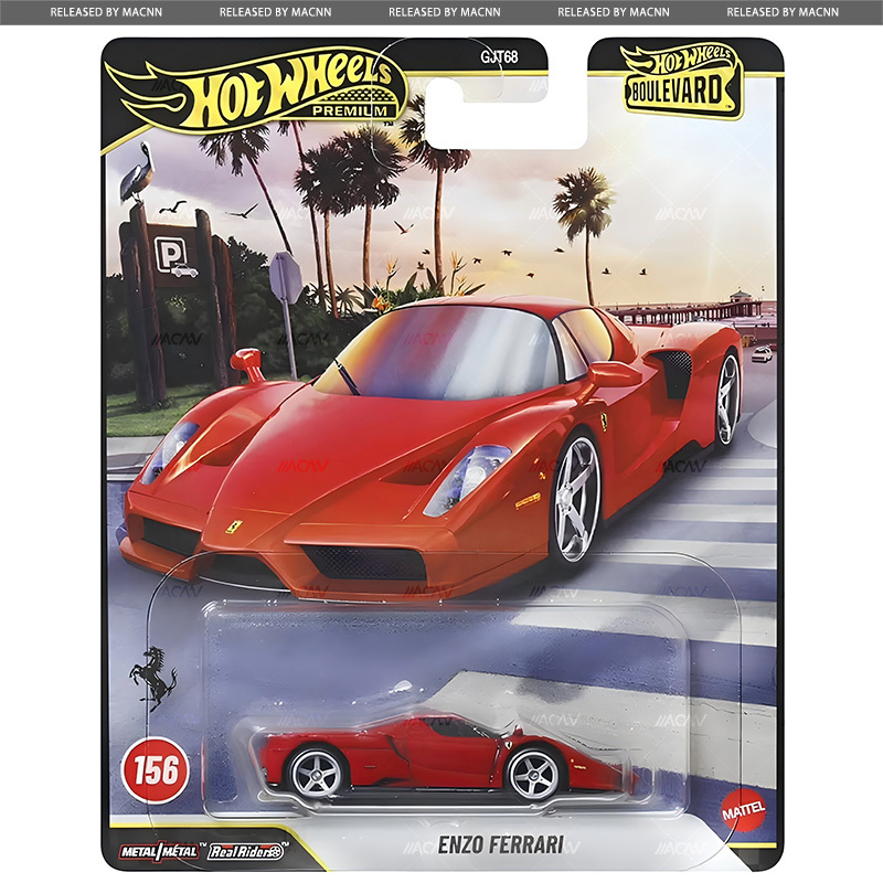 Hot Wheels Alloy Car Model Gjt68 (No. J-156 Ferrari Garden Avenue Iron Base Rubber Tires) Hot Wheels Alloy Car Model Gjt68 (No. J-156 Ferrari Garden Avenue Iron Base Rubber Tires)