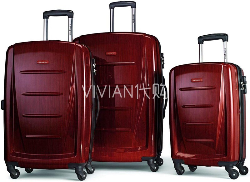 Чемодан 美国代购包税 samsonite 新秀丽 winfield 2 三件套旅行箱行李箱