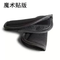 На липучке, черный