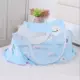 Маленькая кролика голубая хлопчатобумажная подушка