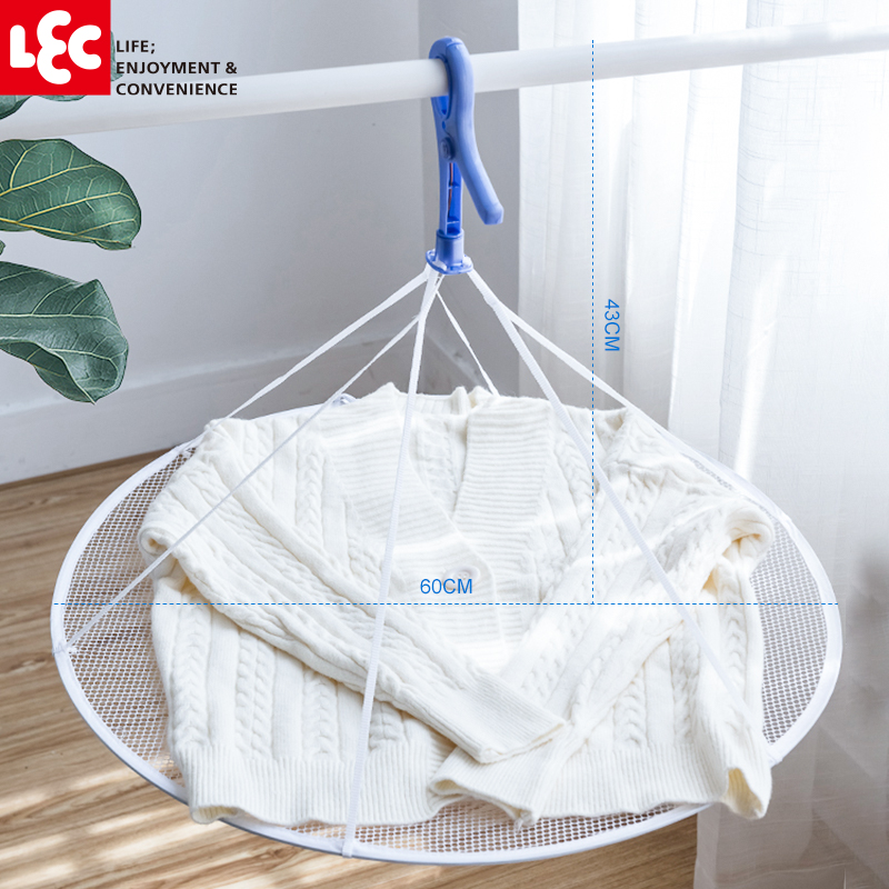 Japan LEC drying basket Sweater drying net drying net pocket female anti-deformation drying net tiling drying rack artifact