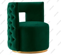 Nordic light luxury single sofa chair designer small apartment living room creative bedroom lazy chair net red leisure chair