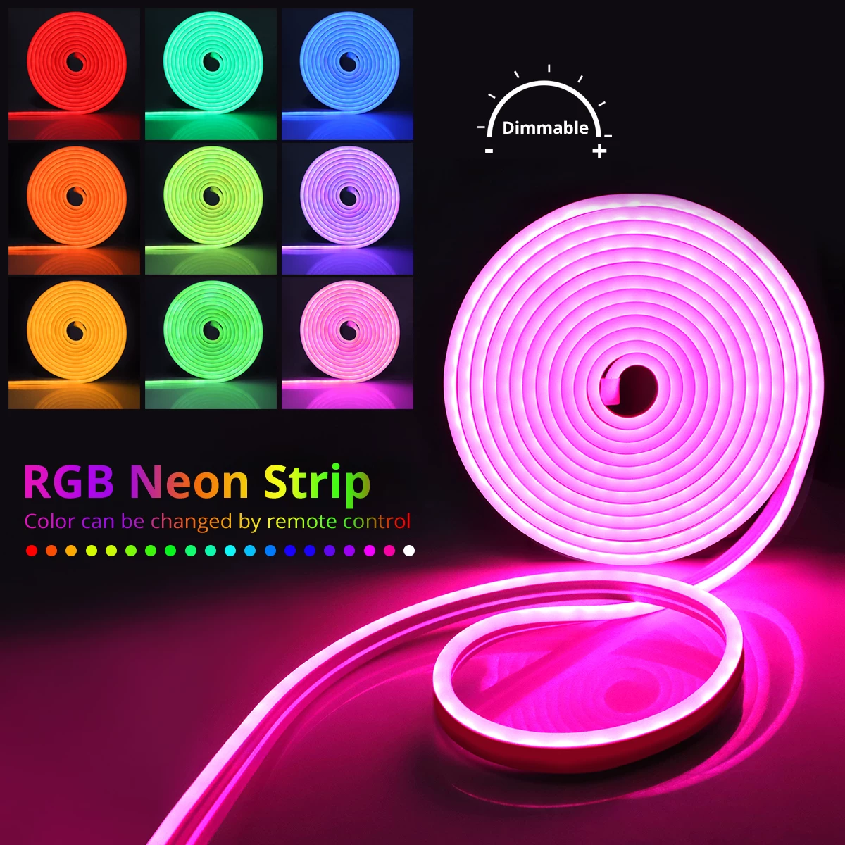 12V Светодиодная лента Неон свет TUYA SMART LIFE WIFI Bluetooth RGB