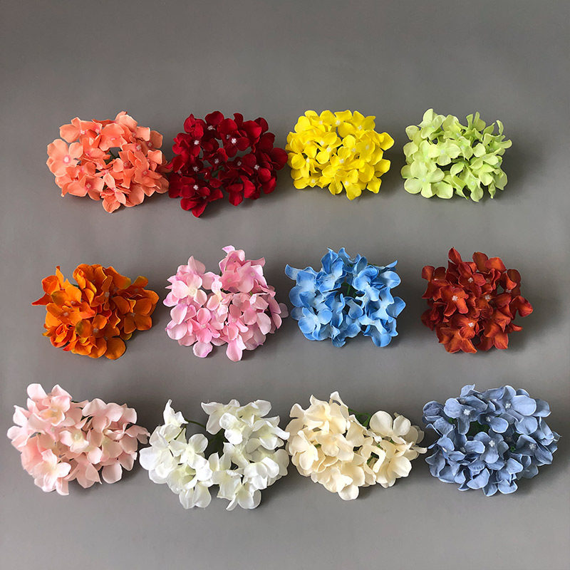 Embroidered ball simulation flower fake flower wedding flower wedding celebration flower hotel soft dress wedding insert flower road leading flower arrangement decoration
