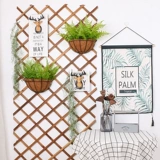 Сельская домашняя мебель цветочная корзина цветочной корзины