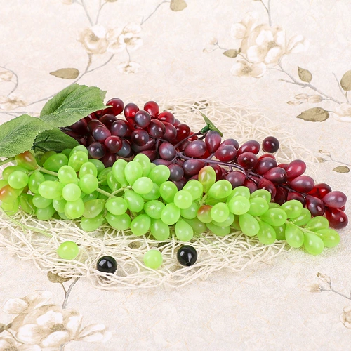 Моделирование с кремовыми виноградными шашлыками симуляция фруктов пластиковые струи пластиковые виноградные виноградные фрукты модель реквизита декоративная подвеска