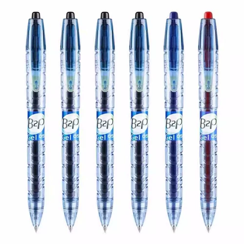 Японская плавная быстросохнущая черная вместительная и большая ручка-роллер