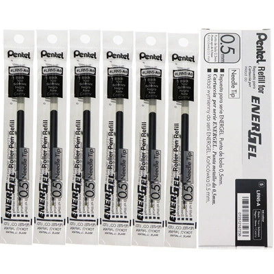 Японский быстросохнущий стержень для ручек Pentel LRN5 BLN105 подходит для студентов BLN75 с кнопочным стержнем.