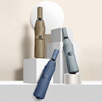 Automatic CK umbrella Sun umbrella Large shade sun protection UV barometer rain dual-use mens and womens reverse folding umbrella