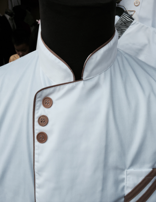 Uniforme de cuisinier en polyester - Ref 1909567 Image 5