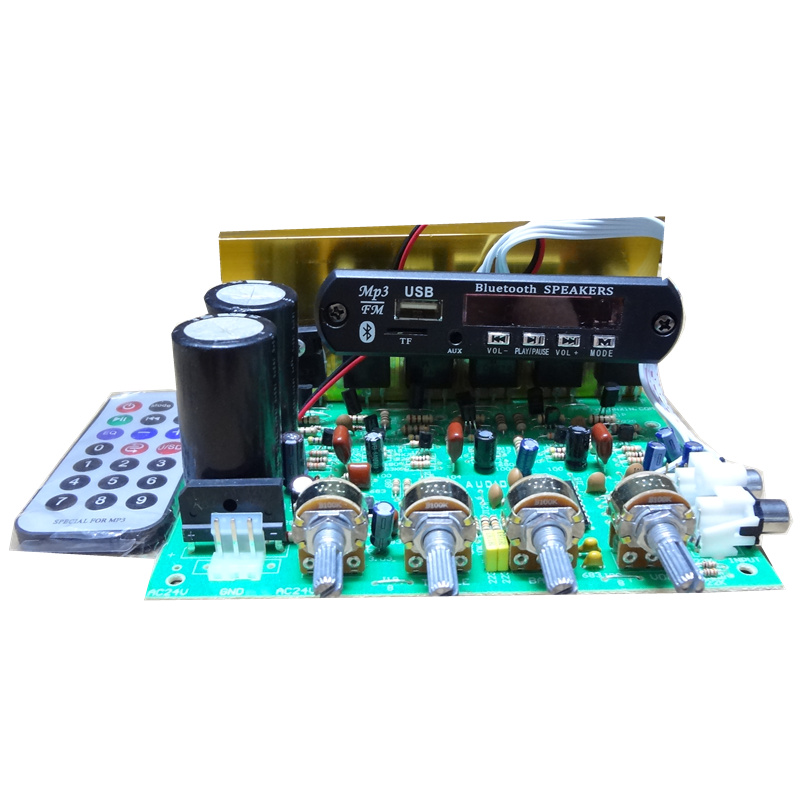 2 1 heavy subwoofer power amplifier panel 300W high power amplifier belt Japanese import machine cutting tube 3 channel