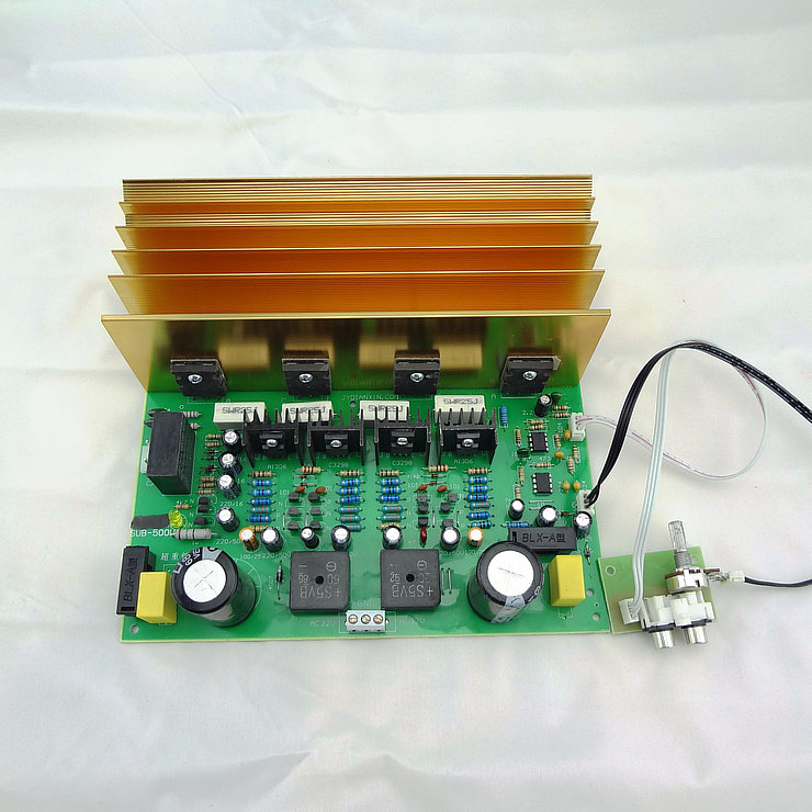DJ500W High Power Low Sound Cannon Power Amplifier Board Pure Bass Player Heavy Bass Strong Overweight Bass
