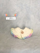  Original pet symphony rainbow scarf British short muppet hairless cat handmade rainbow edge random