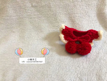  Xiaoweijia pet New Year Christmas cloak Cat handmade wool scarf custom large dog bib neck ring