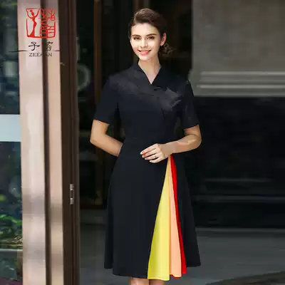 Beauty salon beautician work clothes female high-end health club Service welcome gift instrument technician uniform temperament tooling 40