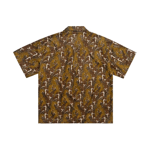 Трехголовый ястреб с тремя головами из трехглавого орла, японская импортная ткань с короткими рубашками с короткими рукавами