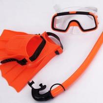 Childrens diving goggles snorkeling three treasures set swimming goggles swimming goggles snorkel fins