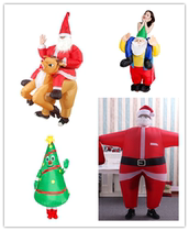 Christmas tree clothes Santa Claus back Man Magic pants inflatable clothes Rikers Santa Claus inflatable clothes