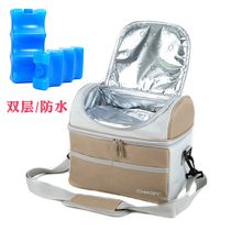 Double thick aluminum foil insulation bag milk storage ice bag portable cold bag large outdoor refrigerated breast milk preservation bag