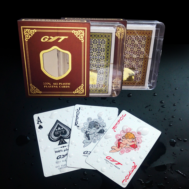 GYT902 Plastic Playing Cards Double Face Frosted Waterproof PVC Texas Playing Cards Lots of Purchasing Enjoy Wholesale Prices