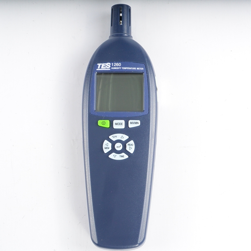 Taiwan's Taissee TES1260 handheld temperature hygrometer industrial high precision dew point wet bulb temperature test