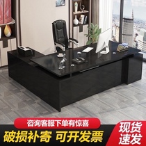 Desk simple modern manager President Office table and chair combination large class supervisor single commercial boss table