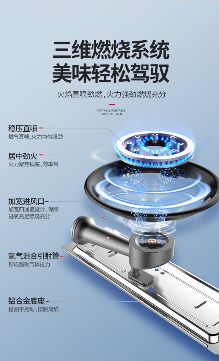 Lò cát ngoài trời xách tay nhỏ lửa lò hơi gia đình bếp gas gas gas bếp hoang thẻ thẻ từ - Bếp lò / bộ đồ ăn / đồ nướng dã ngoại bếp du lịch namilux