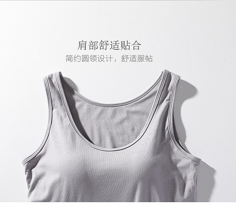 Áo khoác lửng nữ màu đỏ với áo ngực độn ngực không có vòng thép modal một mảnh cotton không mặc áo ngực chạm đáy áo thun ba lỗ nam cotton 