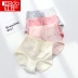 Quần lót nữ màu đỏ cotton phía dưới eo cao bằng vải cotton tóm tắt quần short gợi cảm mùa hè quần đầu sịp đùi nam Eo cao