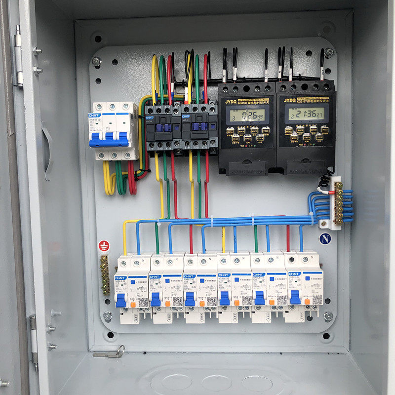 Distribution Box Unitized Low Pressure Switch Control Cabinet Street Lamp Time Control Outdoor Line Socket Power Home Lighting Box