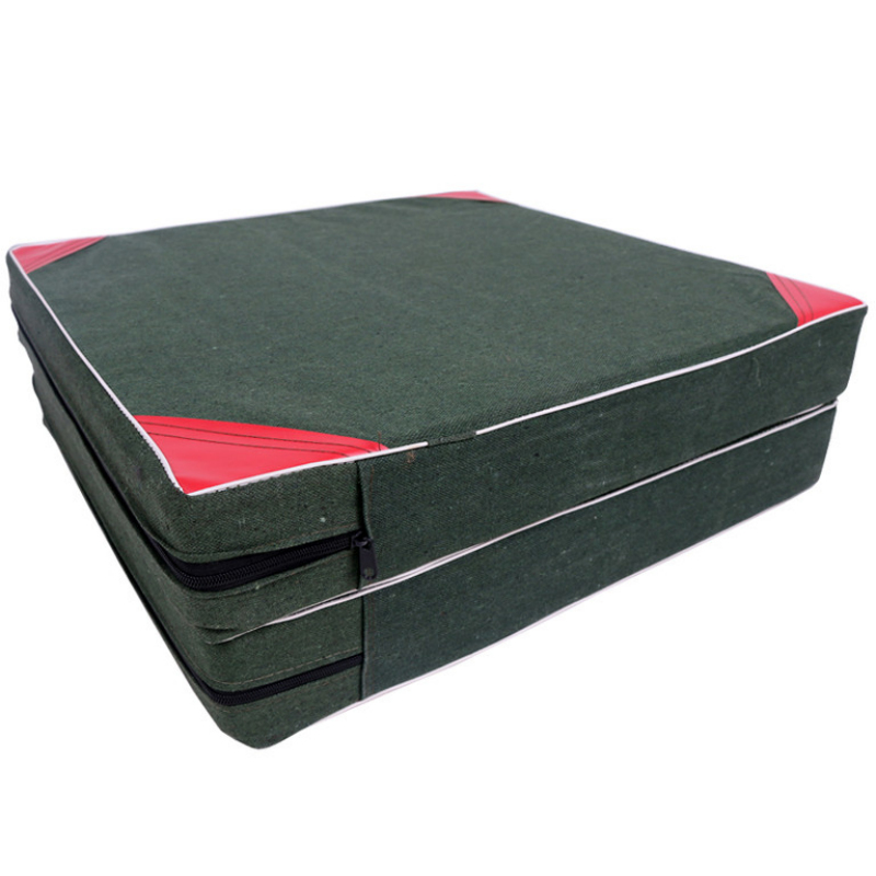 Mat Leather Jacket Sports Dance Rear Empty Turnover Sponge Cushion Coat Supine Sit-up School Athletics Force Training Plus